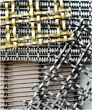 Decorative Crimped Wire Mesh Weave Style