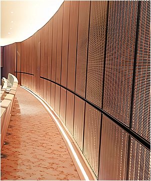 Metal Decorative Mesh Curtain Partition