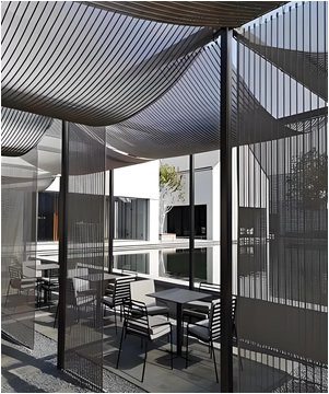 Metal Decorative Woven Mesh Ceiling