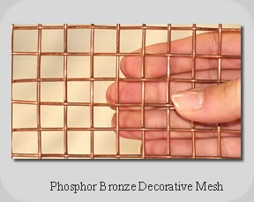 Phosphor Bronze Decorative Mesh
