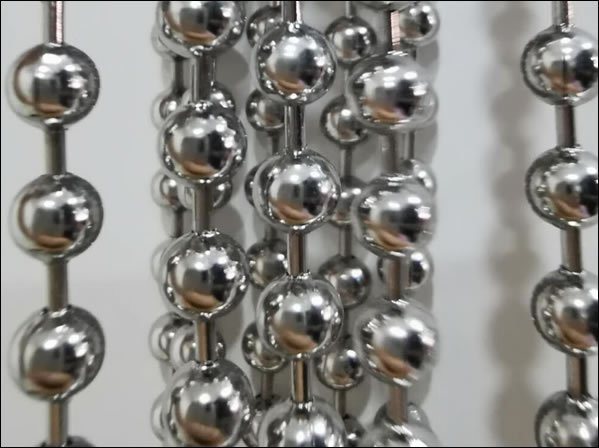 304 Stainless Steel Bead Curtain for Interior Partitions and Facades