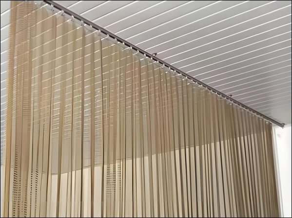 Architectural Mesh Drapery for Interior Space Division