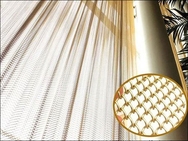 Elegant Metal Decorative Drapery for Interior Privacy and Aesthetic Appeal