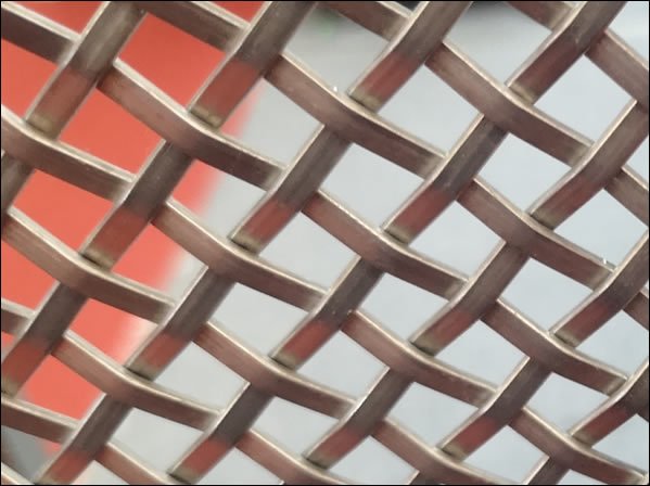 Decorative Crimped Wire Mesh Panel