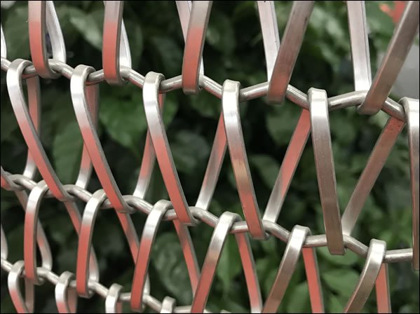 Tightly Woven Spiral Weave Wire Mesh Belt for Curtain Walls and Partition Systems