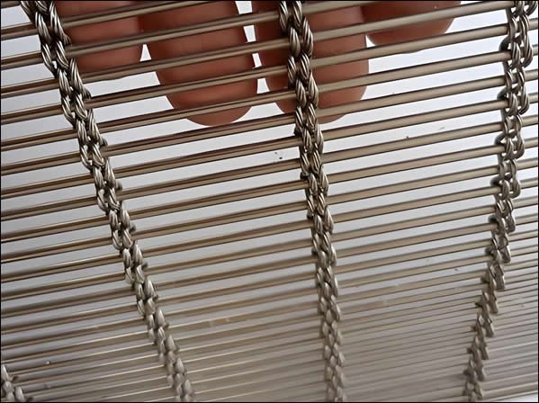 Stainless Steel Architectural Mesh Curtain (304/316 Rod Weave)